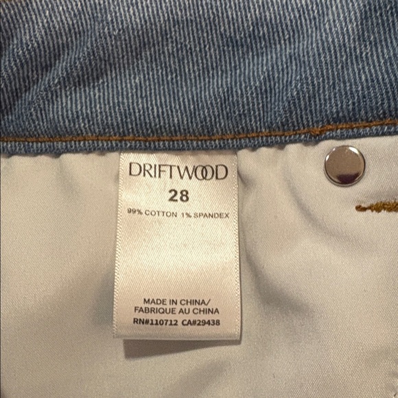 Driftwood Serena Maxi Denim Embroidered Skirt in Pink Promise SZ 28 NWT - Picture 6 of 7